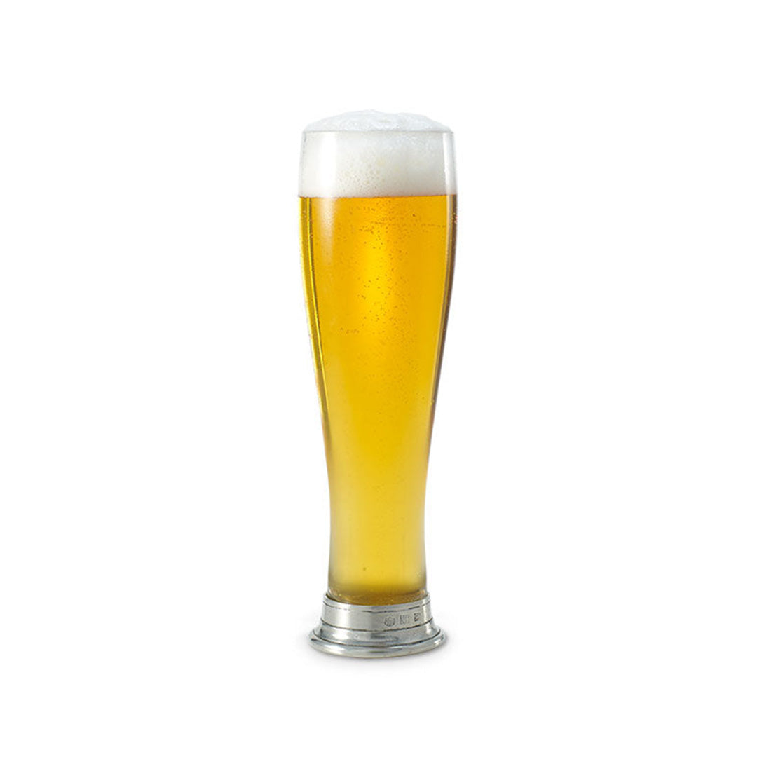 Premium Match Pilsner Beer Glass Set - 16oz Clear Lager Glasses for Craft Beer, Pilsner & IPA - Perfect for Home Bars, Parties & Beer Tasting Events
