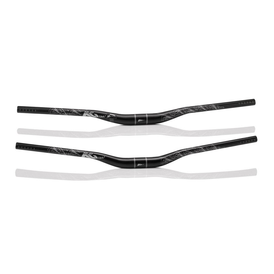 Unisex Adult Riser Bar - Black Matte Standard Size Bike Handlebar for Mountain & Road Bicycles - Perfect for Commuting, Trail Riding & Urban Cycling