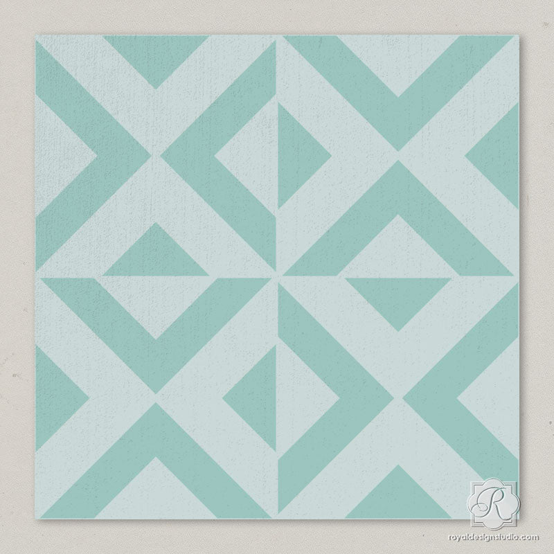 Authentic Moroccan Craft Stencil Set - 12 Unique Geometric Patterns for DIY Home Decor, Wall Art & Furniture Painting | Perfect for Boho, Ethnic & Mediterranean Style Projects