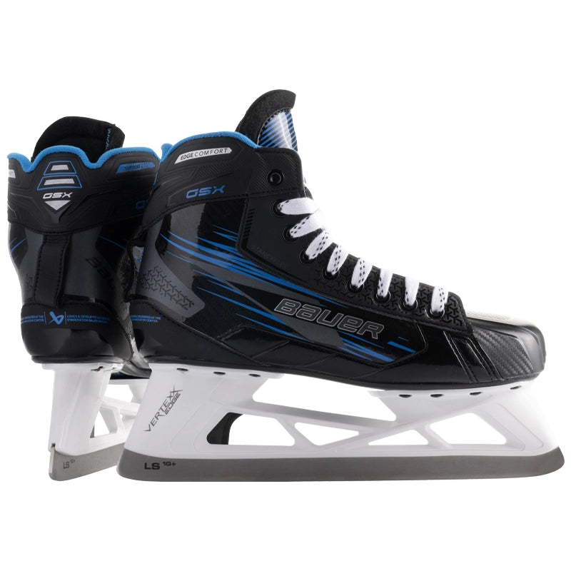 Bauer GSX Intermediate Ice Hockey Goalie Skates - Lightweight & Durable for Competitive Play & Practice