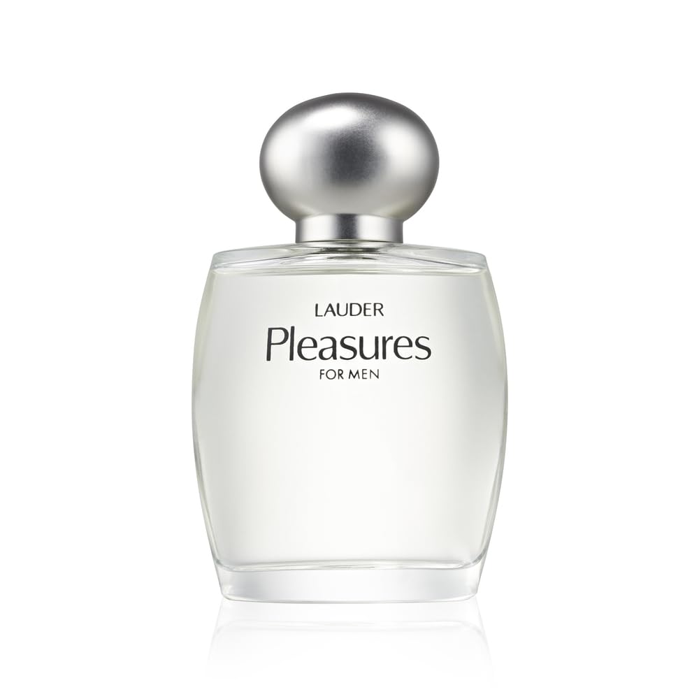 Estée Lauder Pleasures for Men Cologne Spray - 3.4 Fl Oz | Sandalwood, Citrus & Nectarine Fragrance | Long-Lasting Eau de Toilette for Daily Wear, Office & Special Occasions