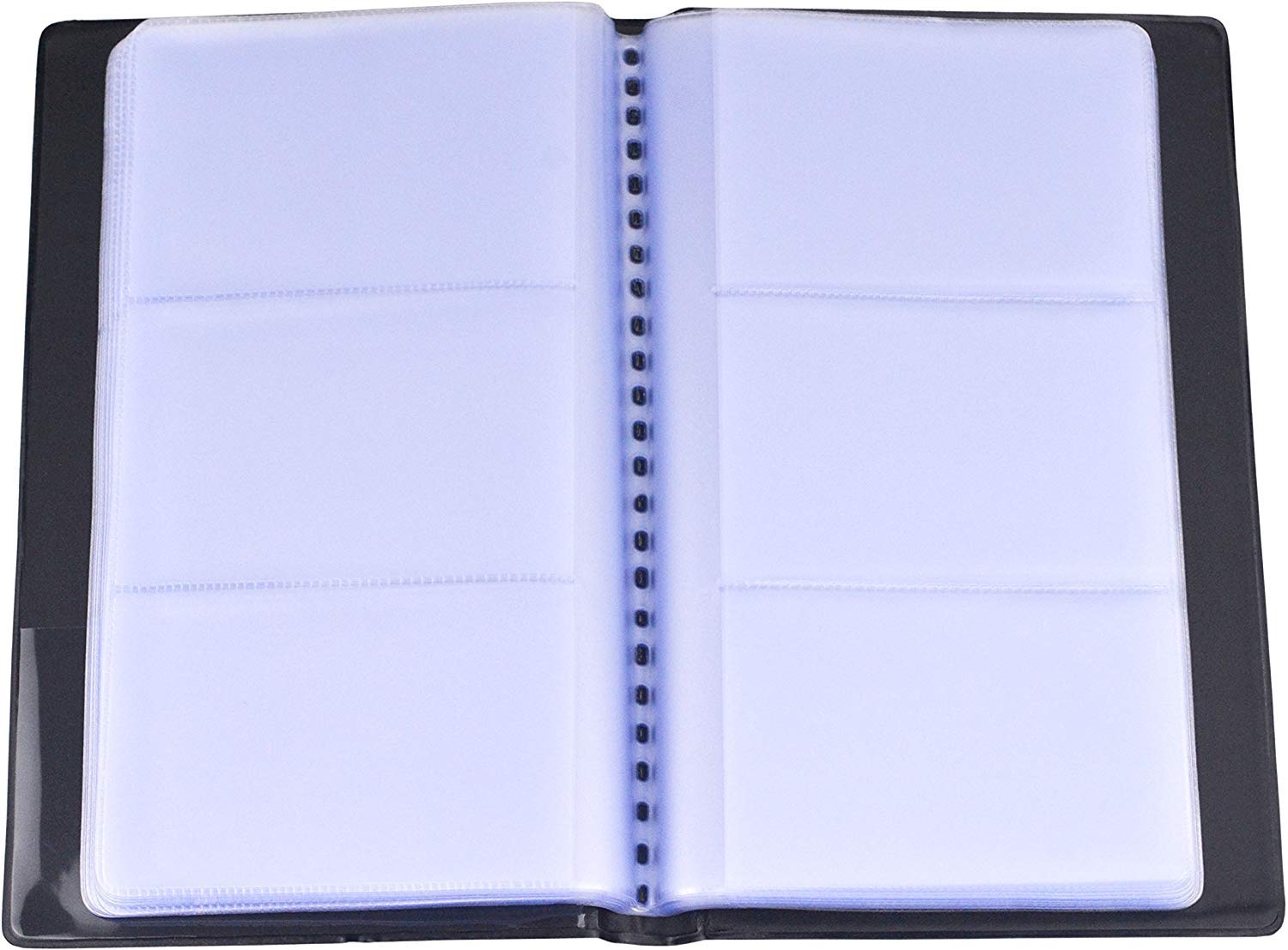 Professional Business Card Holder Organizer - Holds 240 Cards, Black (2 Pack) - Perfect for Office, Networking Events & Business Meetings