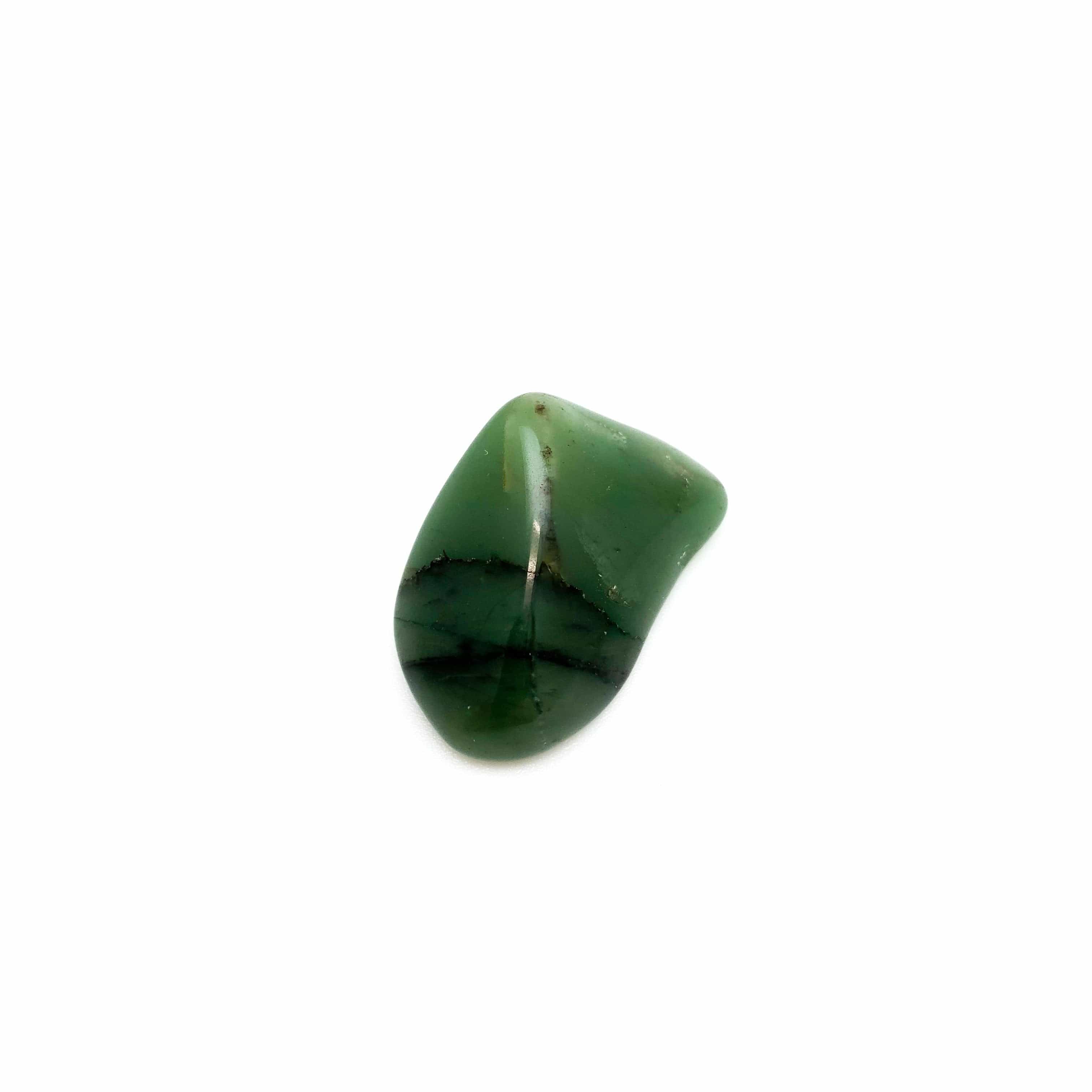 Chert Green Tumbled Pocket Stone - Natural Healing Crystal for Stress Relief, Meditation & Energy Balancing | Perfect for Home Decor, Office Desk & Gift Giving