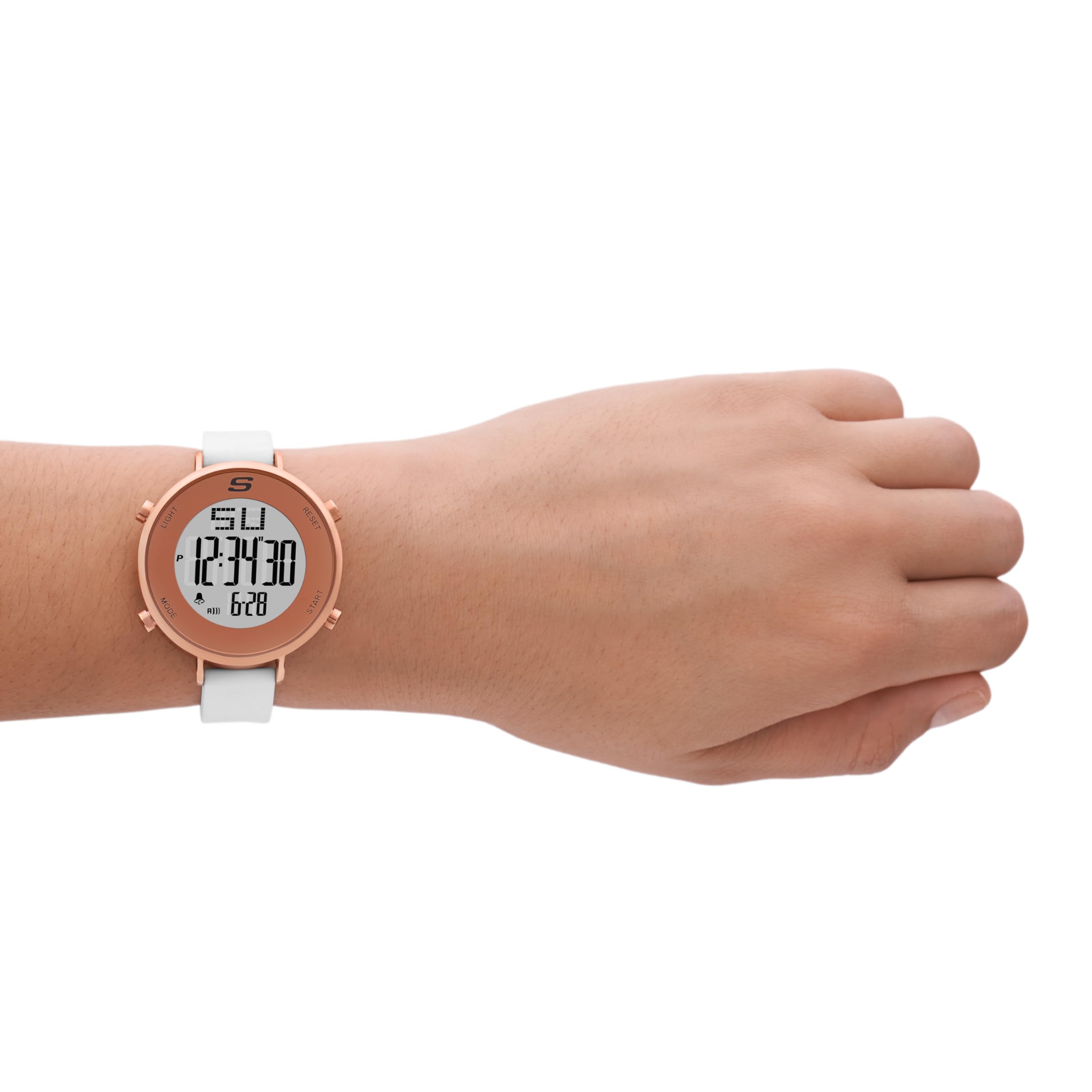 Skechers Magnolia Digital Silicone Watch for Women - Stylish Waterproof Sports Watch with Alarm & Stopwatch - Perfect for Running, Gym & Everyday Wear