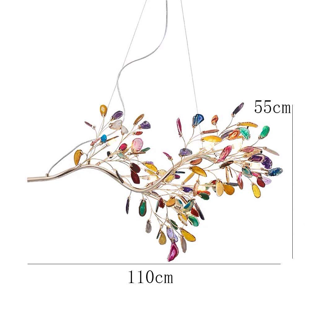 Modern LED Sputnik Chandelier - 9/11 Light Agate Firefly Pendant Ceiling Lamp with 33.4