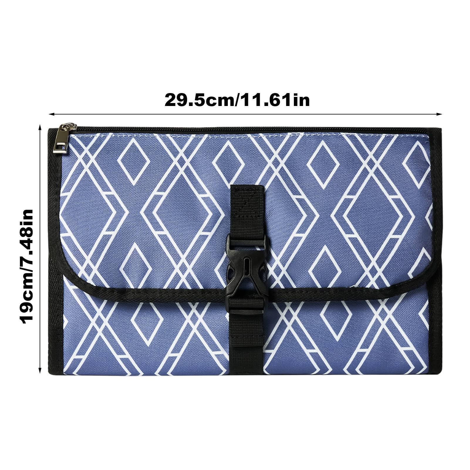 Portable Waterproof Travel Diaper Changing Pad - Foldable Wipeable Baby Changing Mat for On-the-Go Parents | Perfect for Airplane, Car & Outdoor Diaper Changes | Includes Travel Storage Bag