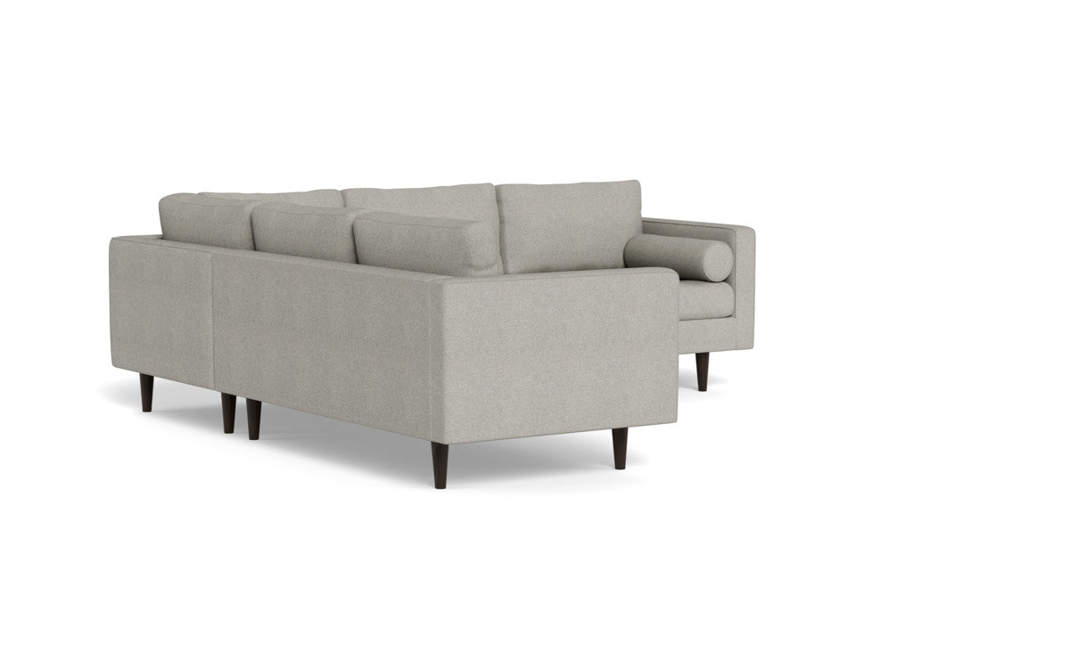 Ladybird 103 Corner Sectional Sofa - Modern L-Shaped Couch for Living Room, Family Room & Small Spaces | Comfortable Fabric Upholstery, Sturdy Frame | Perfect for Apartments, Condos & Home Theater Seating
