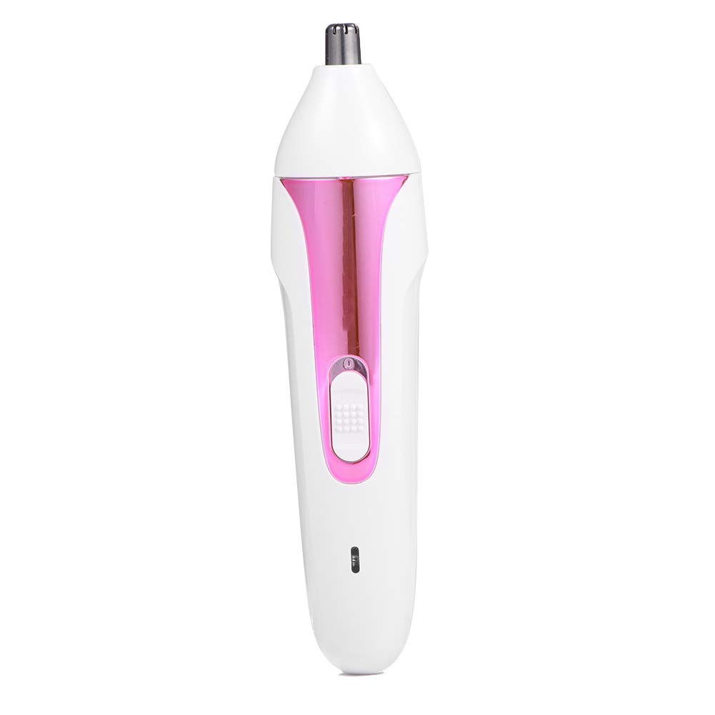 5-in-1 Electric Shaver for Women with Detachable Heads - Facial Hair Remover, Eyebrow Trimmer, Nose & Ear Hair Clipper, Body Groomer (Rose Gold) | Perfect for Travel, Home Use & Quick Touch-Ups