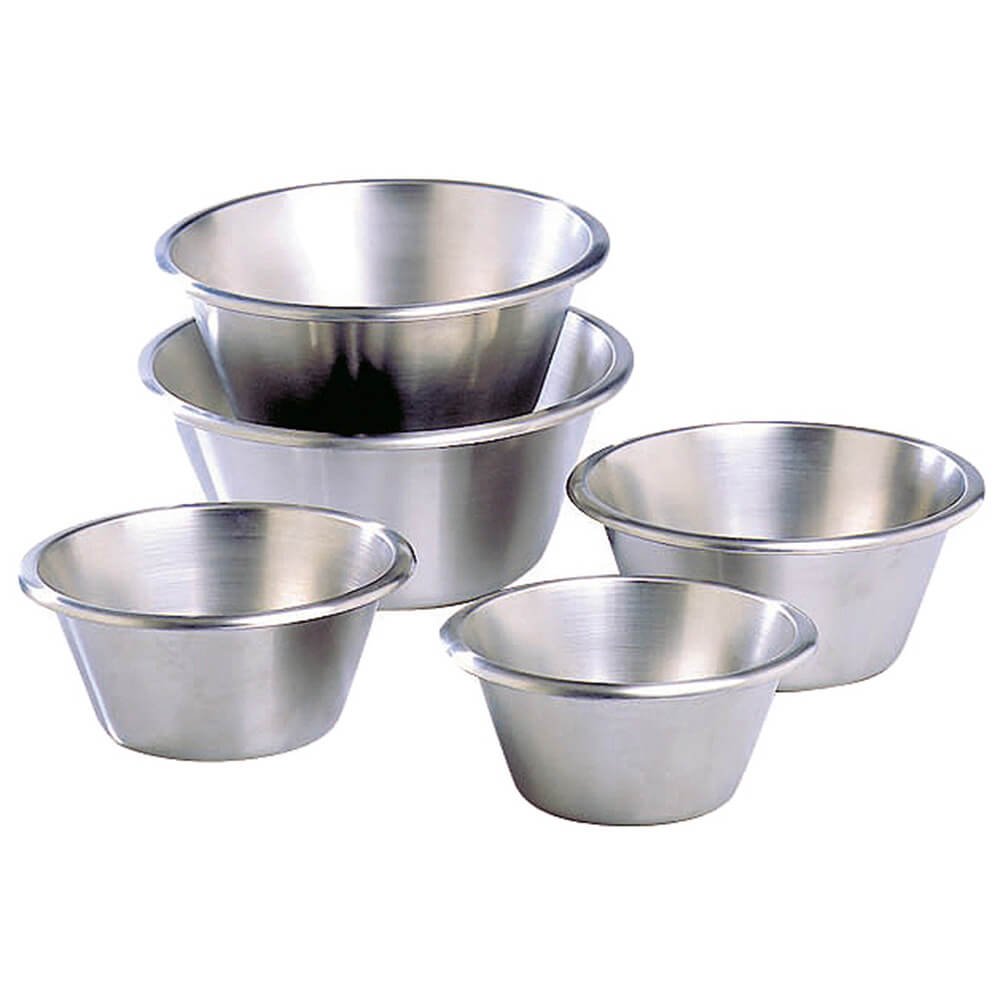 Matfer Bourgeat 11-Inch Stainless Steel Mixing Bowl with Flat Bottom - Perfect for Baking, Cooking, Mixing & Food Prep - Commercial & Home Kitchen Use