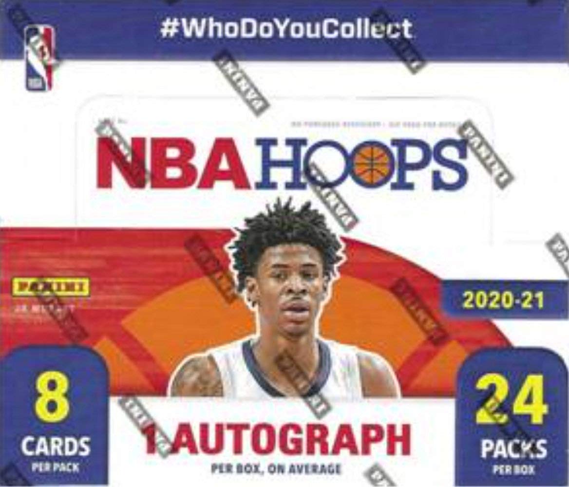 2020-2021 Panini Hoops NBA Basketball Trading Cards Retail Box - 24 Packs per Box | Collectible Cards for Basketball Fans & Sports Memorabilia Enthusiasts
