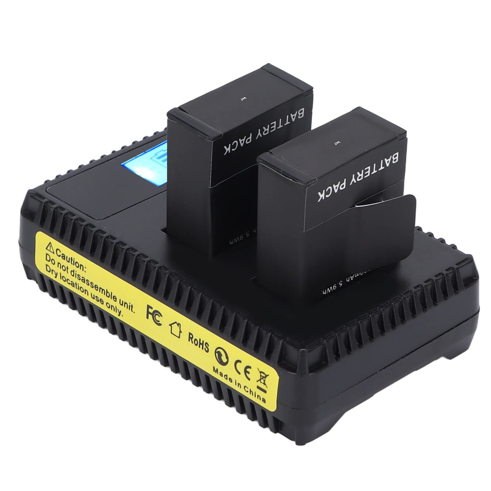 Dual USB Camera Battery Charger for GoPro Hero2 & Hero3 - High Security, Long Life ABS, Fast Charging | Perfect for Travel, Outdoor Adventures & Vlogging