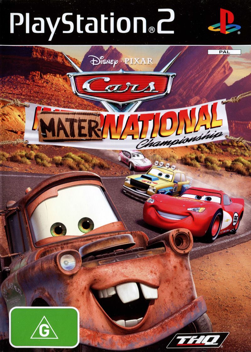 Mater National Championship PS2 Game for Playstation 2 - Racing Video Game for Kids & Adults - Perfect for Family Game Nights & Retro Gaming Collections