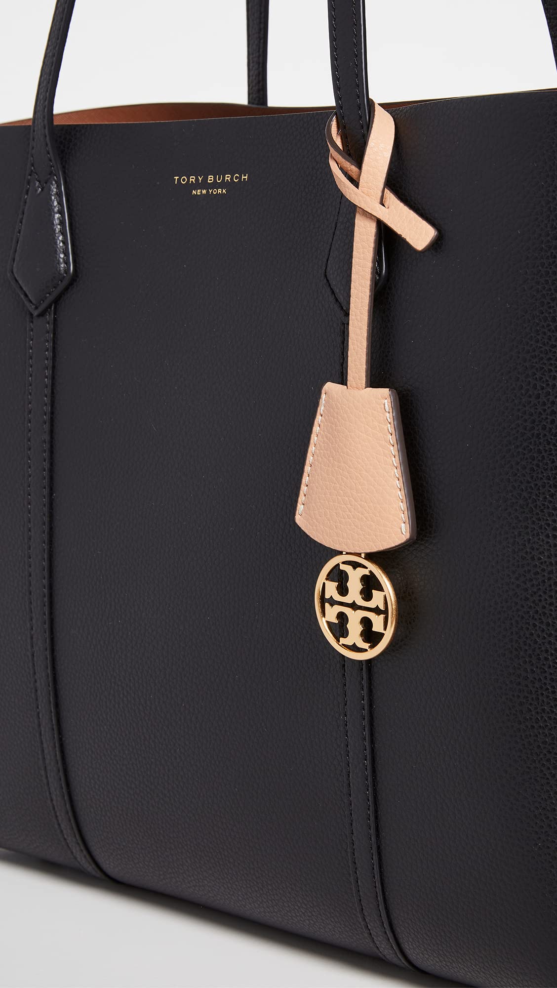 Tory Burch Perry Triple Compartment Tote Bag for Women - Stylish Large Leather Handbag with Multiple Pockets, Perfect for Work, Travel & Everyday Use