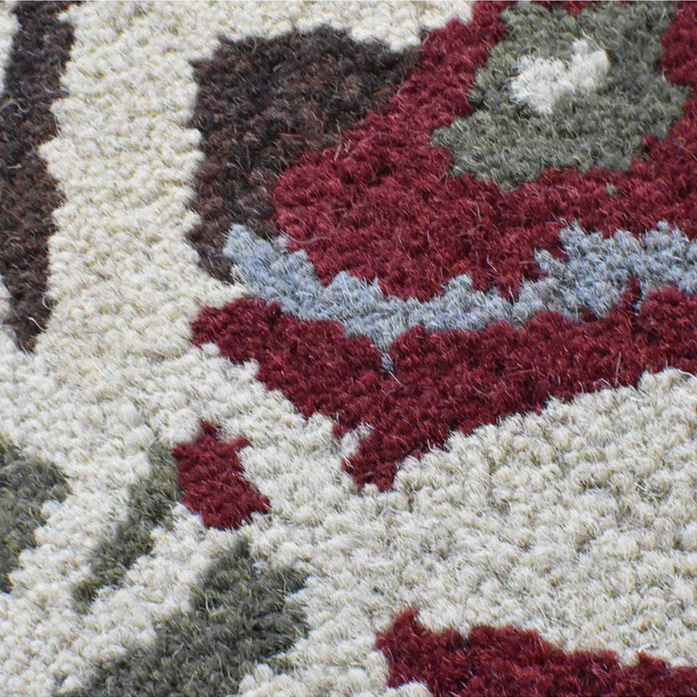 Hand Tufted Icelandic Poppy Rug - Soft Bohemian Wool Area Rug for Living Room, Bedroom & Nursery Decor