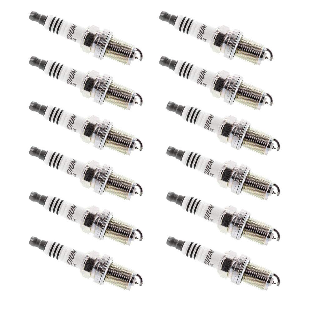 NGK Iridium IX Spark Plug BKR6EIX-11 (12 Pack) - Compatible with 2002 Mercedes-Benz S600 BASE 5.8L V12 Engine | High Performance Ignition for Smooth Acceleration & Fuel Efficiency