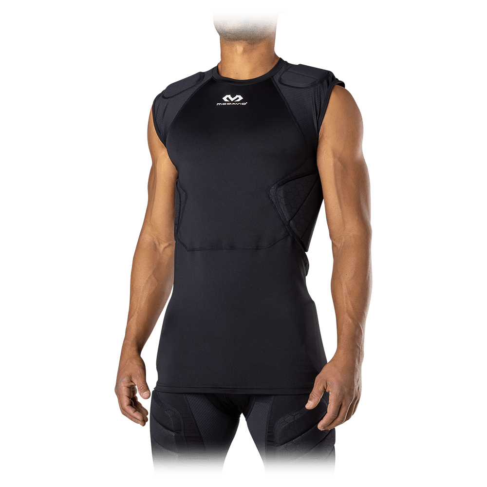 Rival™ Integrated Shirt with 5 Pads - Breathable Performance Compression Top for MMA, Boxing & Training - Ideal for Combat Sports & Gym Workouts