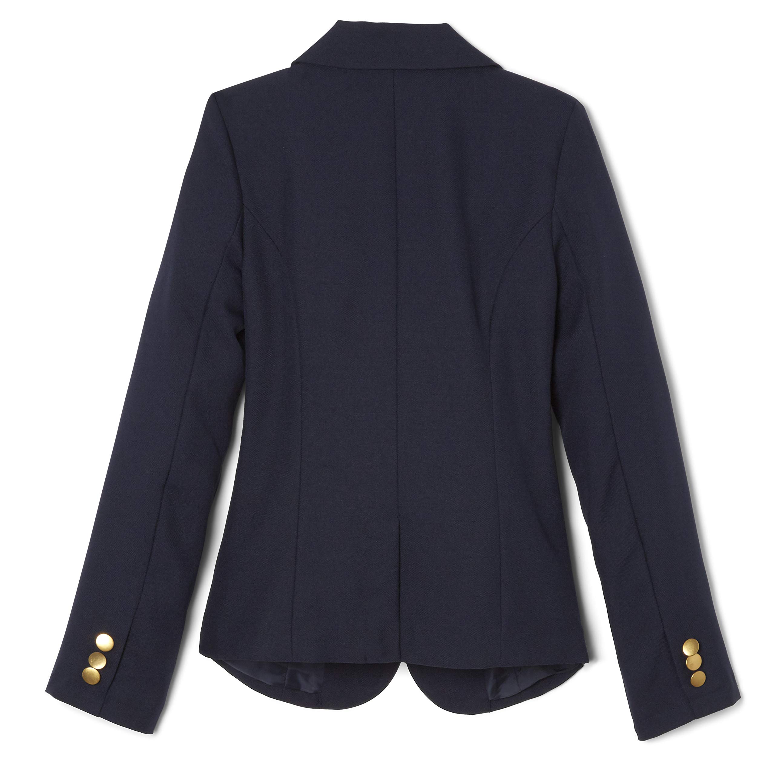 French Toast Girls' Classic School Blazer - Navy Blue Wool Blend Jacket for School Uniform & Dress Up | Perfect for Classroom, Graduation & Special Occasions