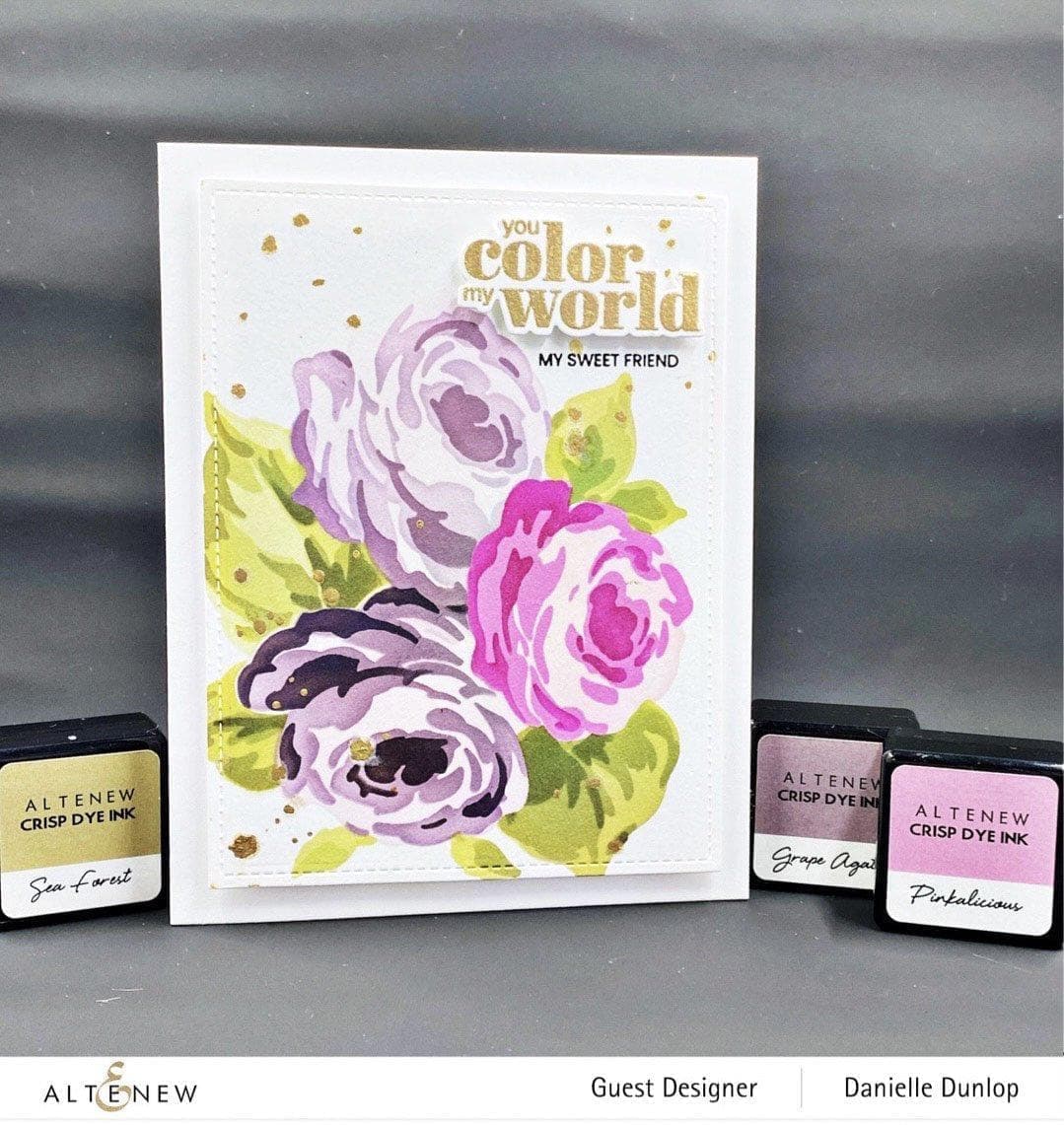 Rose Mellow Stencil Set (3 in 1) - Floral Painting Templates for DIY Crafts, Wall Art & Scrapbooking - Perfect for Home Decor, Wedding Invitations & Card Making