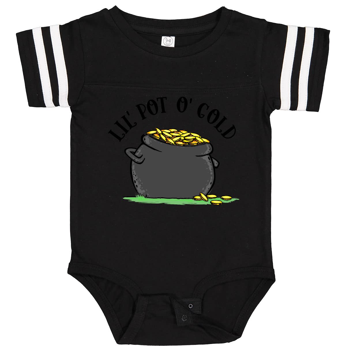 Inktastic St. Patrick's Day Lil' Pot of Gold Baby Bodysuit - Cute Infant Onesie for St. Patrick's Day Celebrations & Irish-Themed Parties