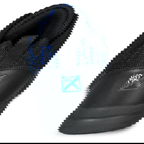 KR Strikeforce Men's Flyer Mesh Bowling Shoes - Black/Royal - Lightweight & Breathable for Comfortable Performance on the Lanes