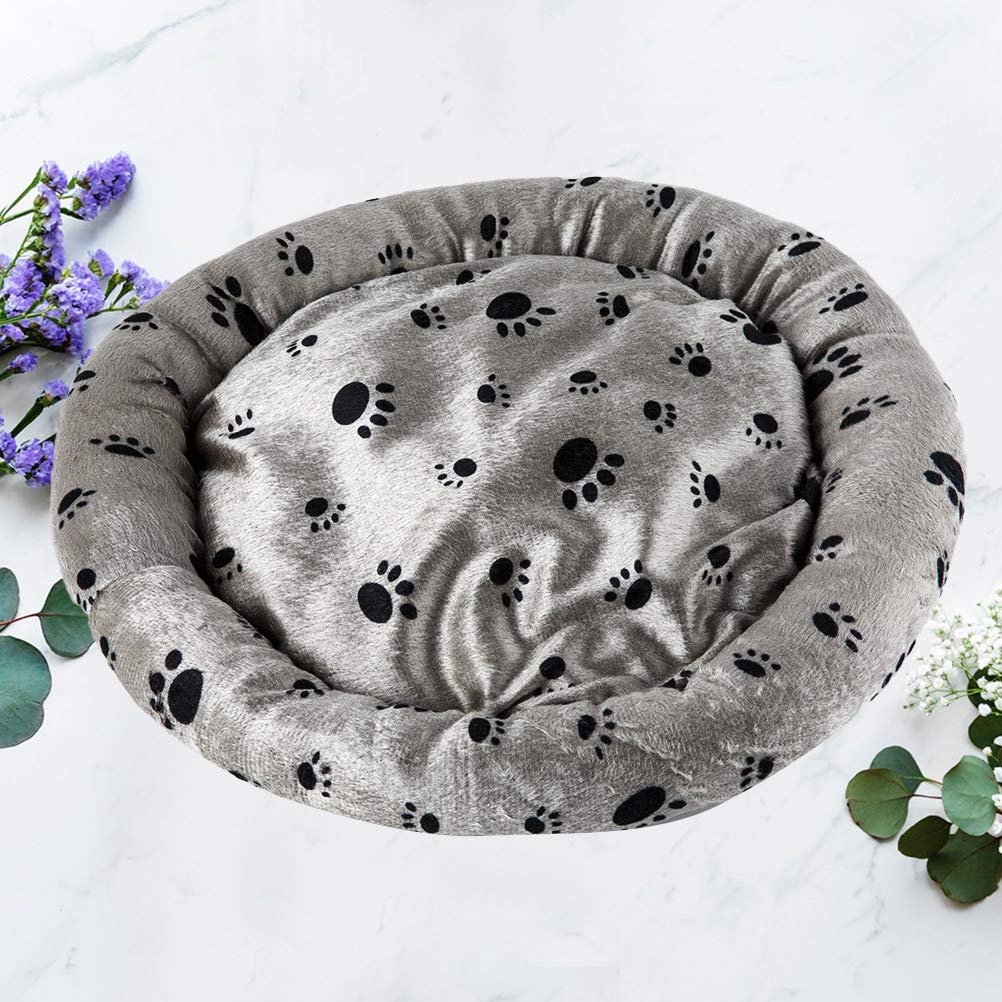 **Heated Pet Mat for Dogs & Cats - Washable Round Cushion with Soft Padding - Perfect for Winter Pet Beds, Crates & Houses - Cozy Warmth for Puppies & Kittens**