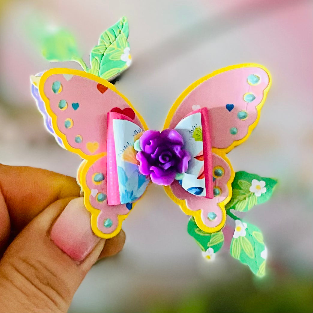 Elegant Butterfly Bow Hair Clip - Cute Hair Accessories for Women & Girls - Perfect for Weddings, Parties & Everyday Wear