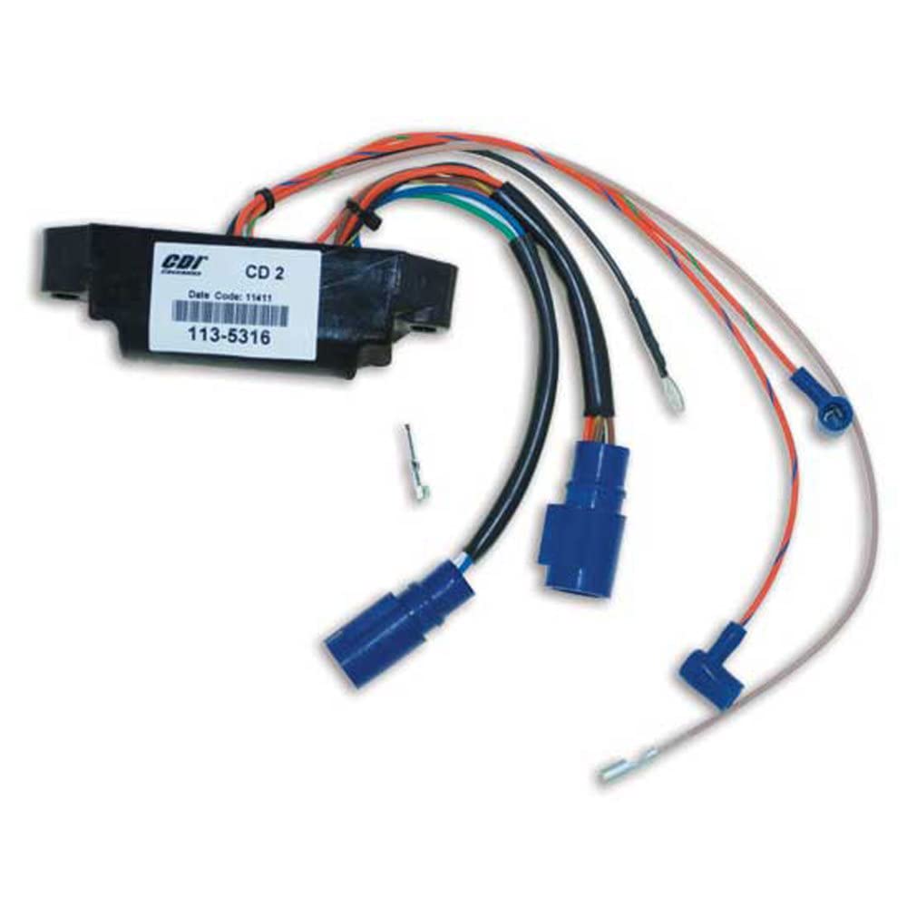CDI Electronics 113-5316 Johnson/Evinrude Power Pack - 2 Cylinder (1992-2005) | Replacement Ignition Module for Outboard Motors | Perfect for Marine Engine Repair & Boat Maintenance