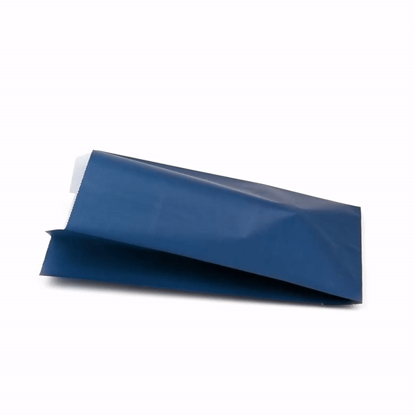Midnight Blue French Fry & Snack Bags - 5x3x8.75 Inches, 100 Count Box | Eco-Friendly Paper Food Containers for Parties, Takeout & Restaurant Use