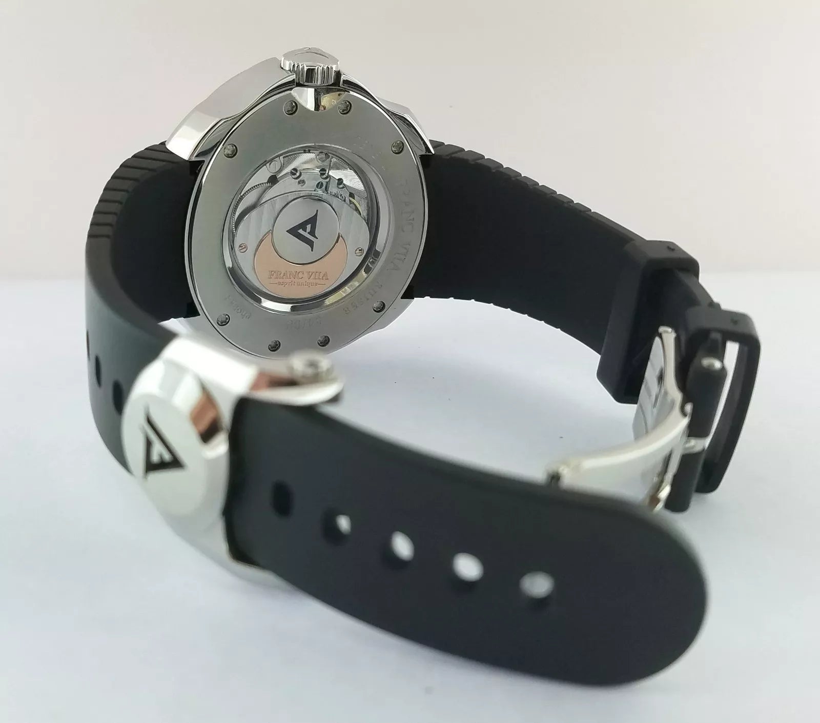 Franc Vila Automatic Classic Stainless Steel Men's Watch - Luxury Dress Watch for Business, Formal Events & Everyday Wear