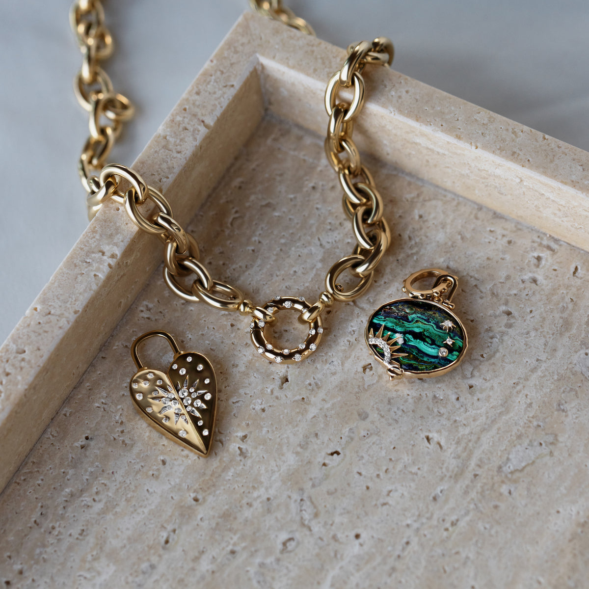 Love Explosion Heart Pendant Necklace - Romantic Gift for Her, Valentine's Day Jewelry - Perfect for Anniversaries, Date Nights & Special Occasions