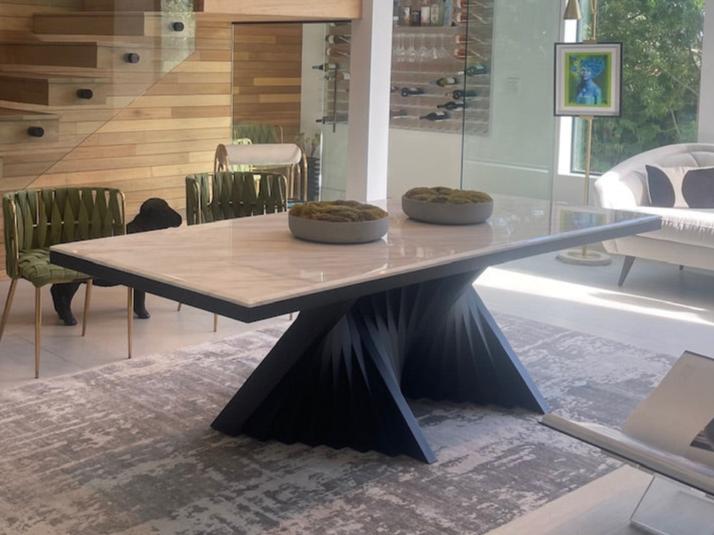 Milo Black Dining Table Set for 10 - Modern 10-Person Dining Room Table with Chairs - Perfect for Family Gatherings, Dinner Parties & Entertaining Guests