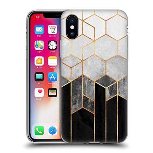 Charcoal Hexagons