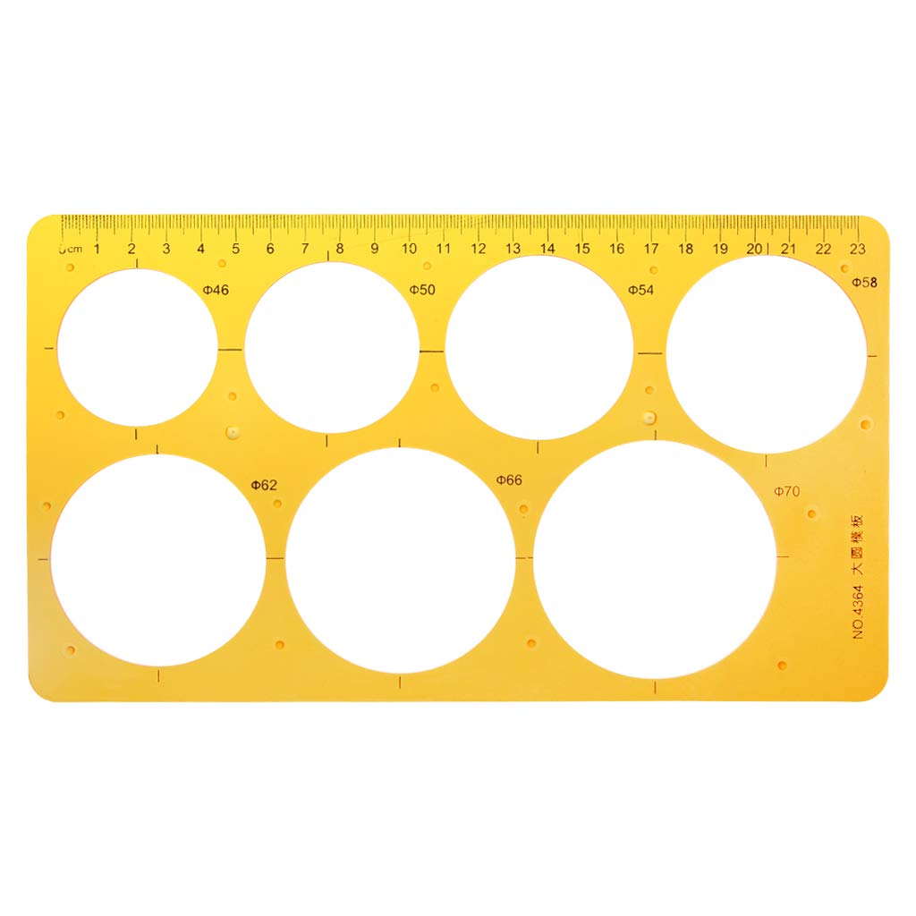 Architectural Drafting Ruler - Furniture House Design Drainage Template for Precise Measuring | Perfect for DIY Home Projects, Interior Design & Engineering Drawings