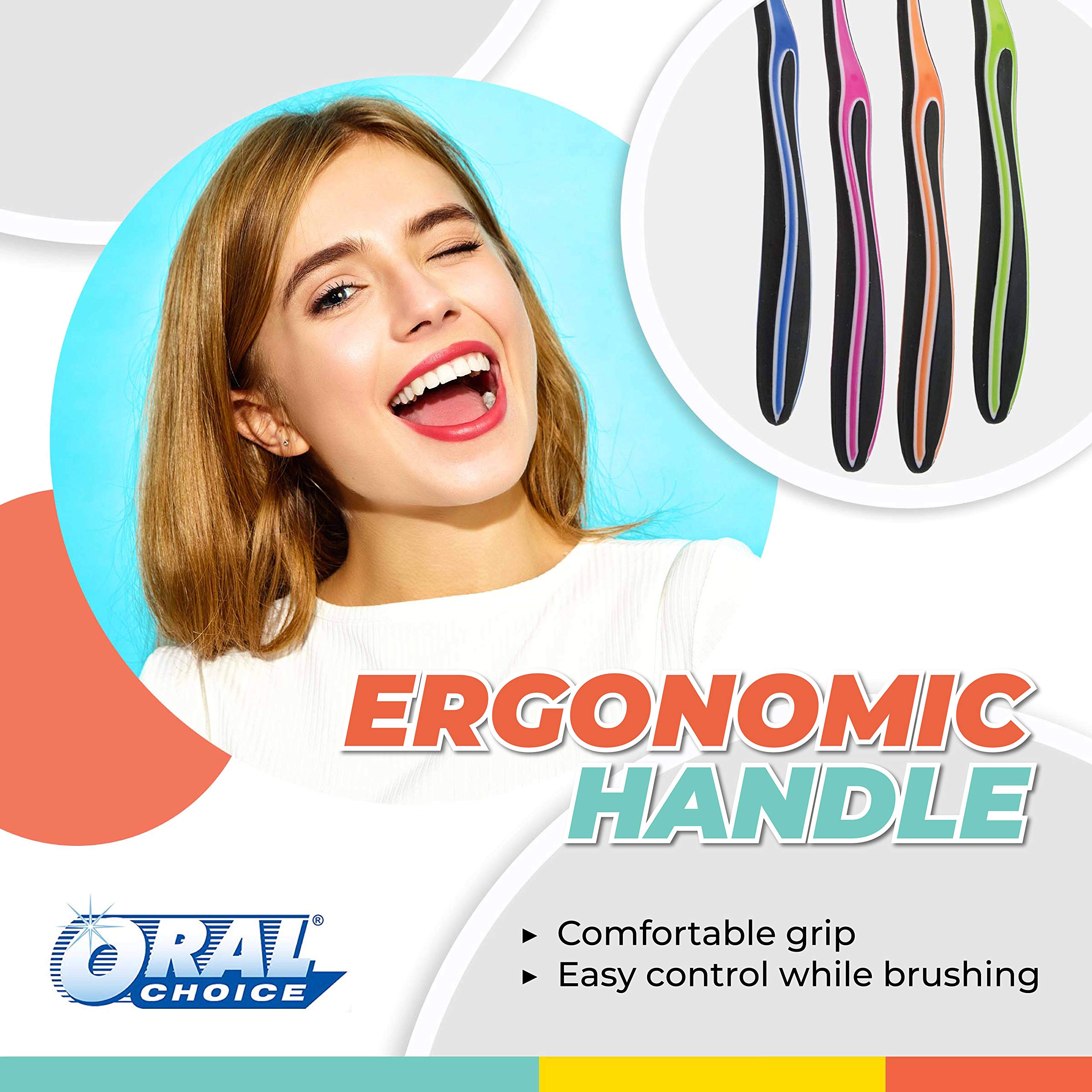 100-Pack Flame Adult Toothbrushes | Soft Bristle Bulk Toothbrushes with Tongue Cleaner | Dupont Nylon Bristles for Gentle Cleaning | Disposable Dental Hygiene Products | Perfect for Travel, Hotels, and Emergency Kits