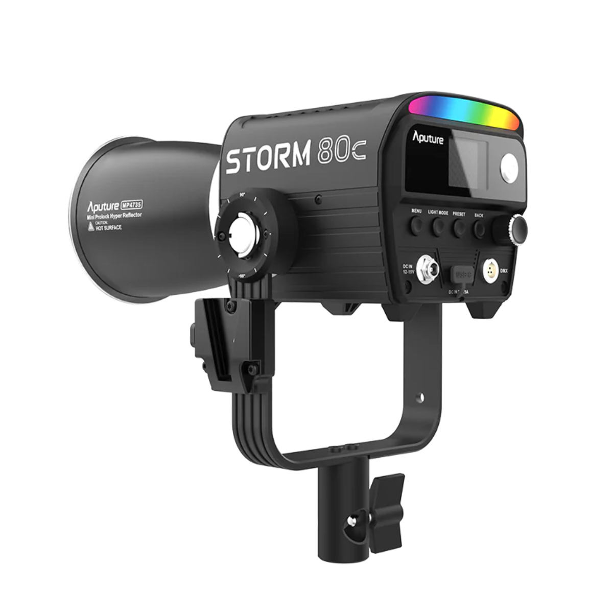 Aputure STORM 80c LED Light Panel - Professional RGBWW Studio Lighting for Photography, Videography & YouTube Videos - Perfect for Indoor Filming, Live Streaming & Content Creation