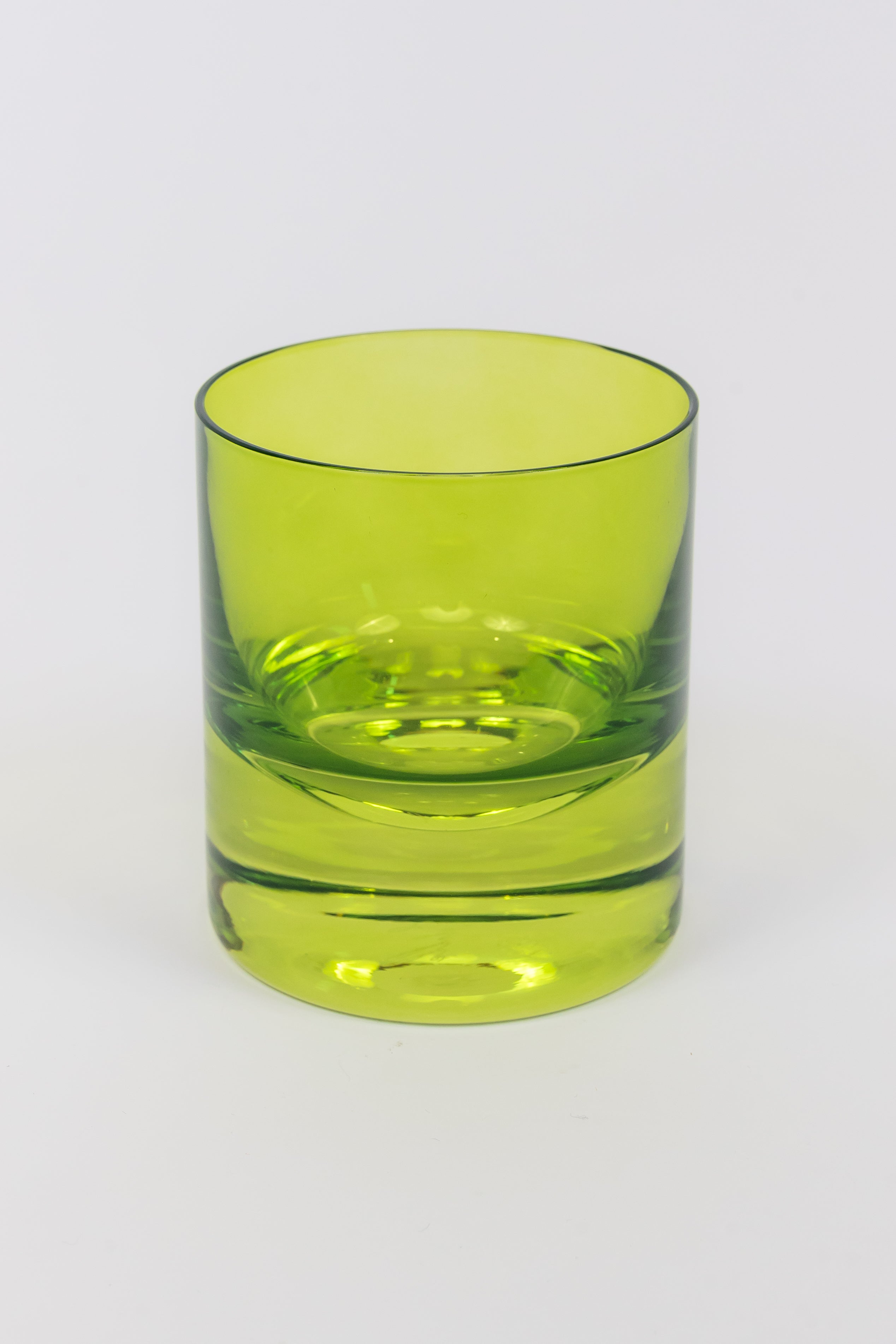 Estelle Colored Rocks Glass Set of 2 - Forest Green Tumbler Glasses for Whiskey, Cocktails & Iced Coffee | Elegant Barware for Home & Party Use