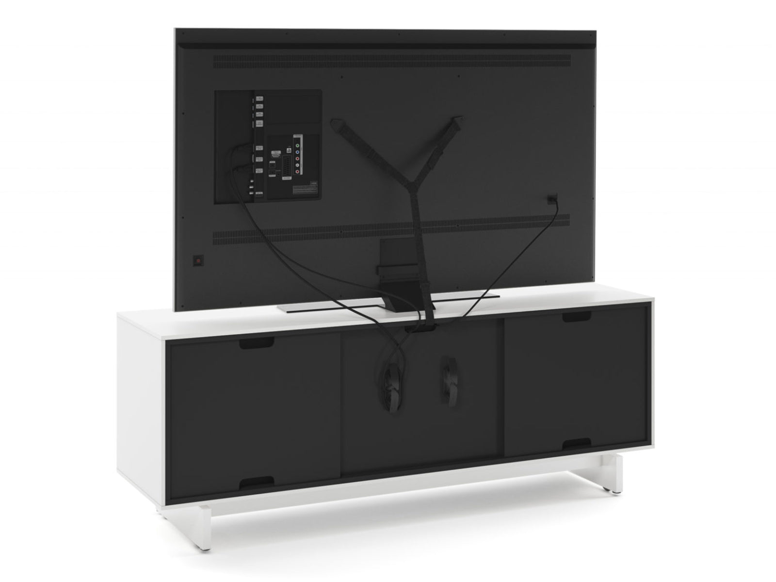 BDI Align 7477 Media Console - Modern TV Stand with Storage for Living Room, Home Theater & Entertainment Centers - Perfect for 4K TVs, Gaming Systems & Streaming Devices