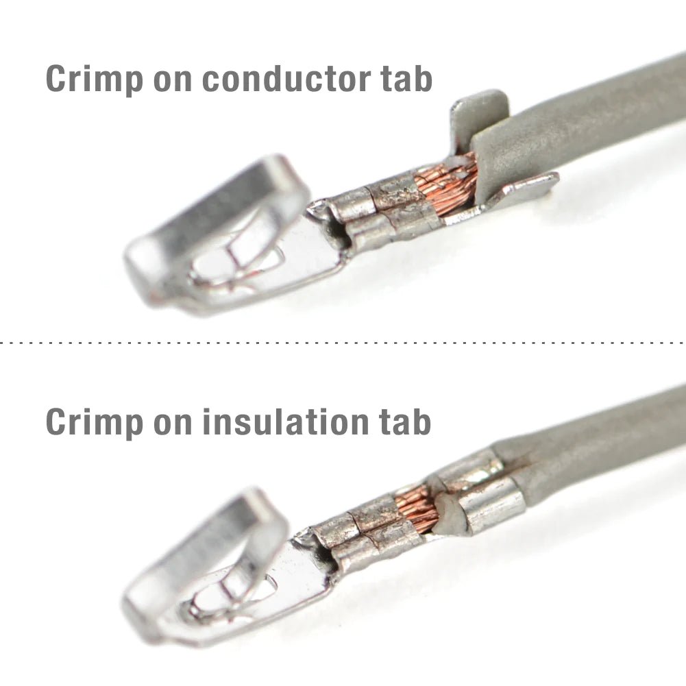 IWS 2820M Mini Micro Open Barrel Crimping Tool for AWG28-20 Wires - Compatible with JAM, Molex, Tyco, JST Terminals - Perfect for Electronics, Automotive Wiring & DIY Projects