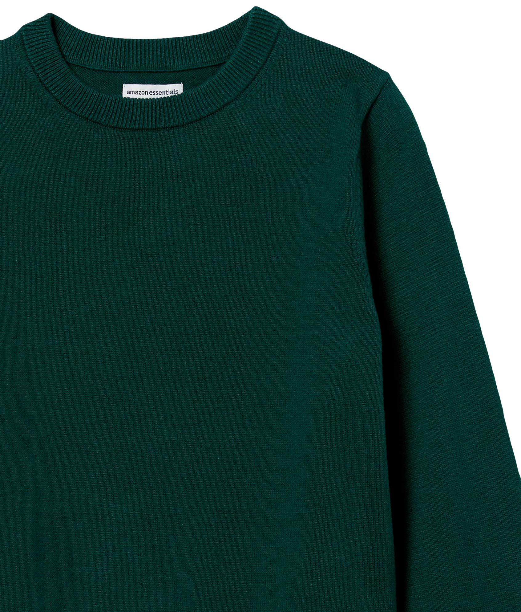 Amazon Essentials Boys & Toddlers' Uniform Cotton Crewneck Sweater - Soft & Comfortable School Wear for Kids, Perfect for Classroom & Casual Outfits