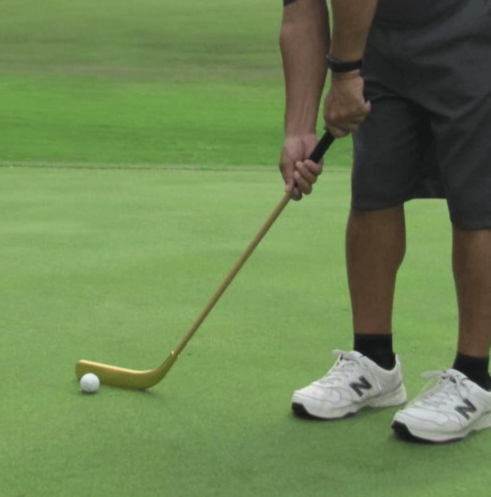 ReadyGOLF Hockey Stick Putter with Free Cover - Perfect for Indoor/Outdoor Mini Golf & Office Putting Practice