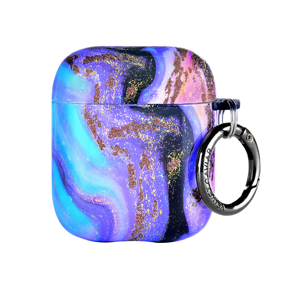 Sparkly Galaxy Glitter AirPods Case - Protective Cover for AirPods 1/2/3 & Pro - Stylish & Durable Design for Daily Use, Travel & Gym
