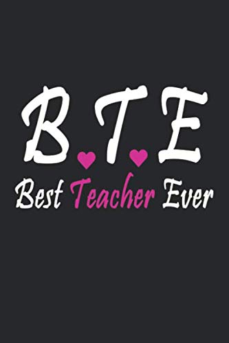 Best Teacher Ever Funny Gift - Beautiful Lined Notebook Journal for Christmas, Planner & To-Do List | Perfect Teacher Appreciation, Retirement, Back to School Gift Idea