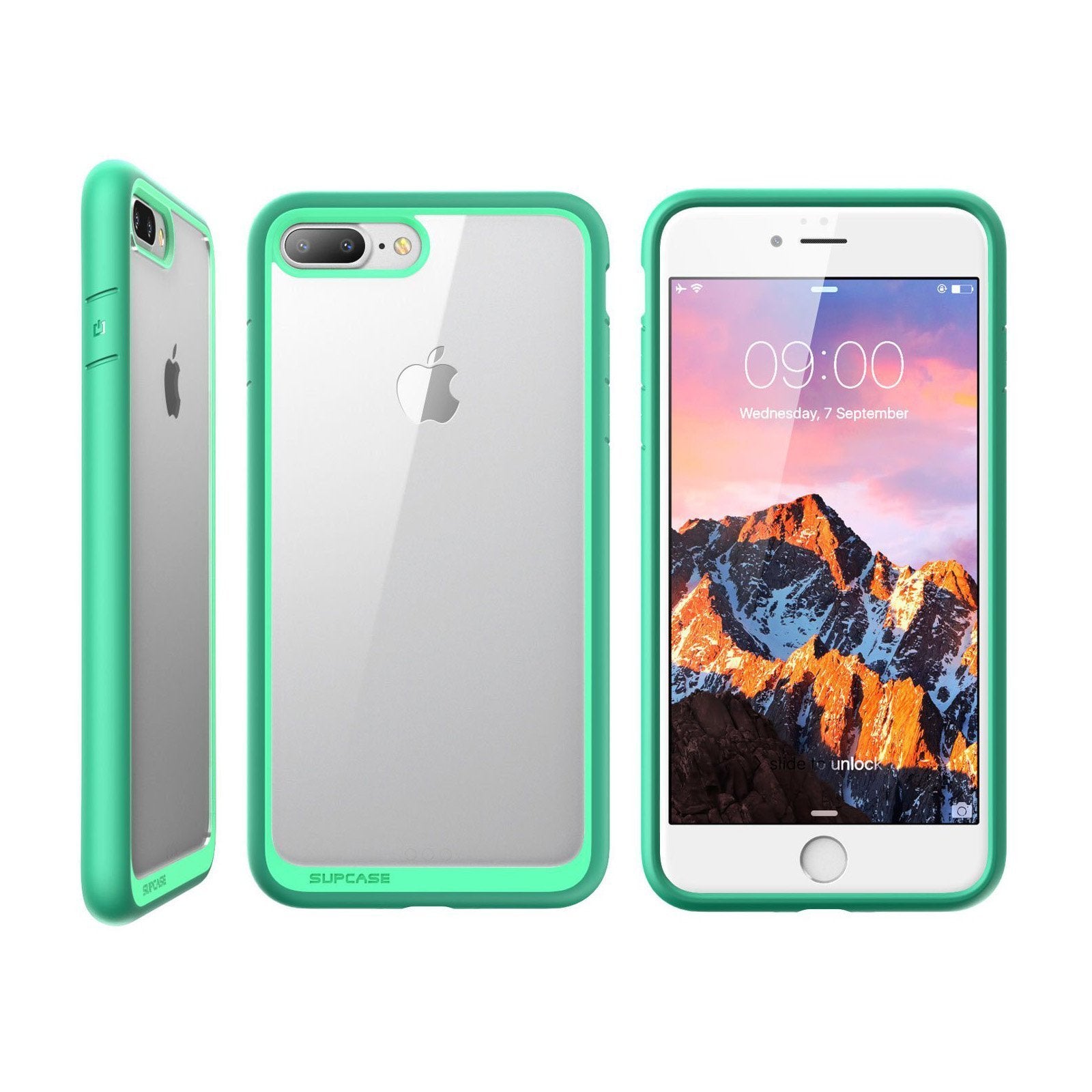 iPhone 7 Plus / 8 Plus Case - Unicorn Beetle Style Green Rugged Protective Cover | Shockproof & Scratch Resistant | Perfect for Outdoor Activities, Travel & Daily Use