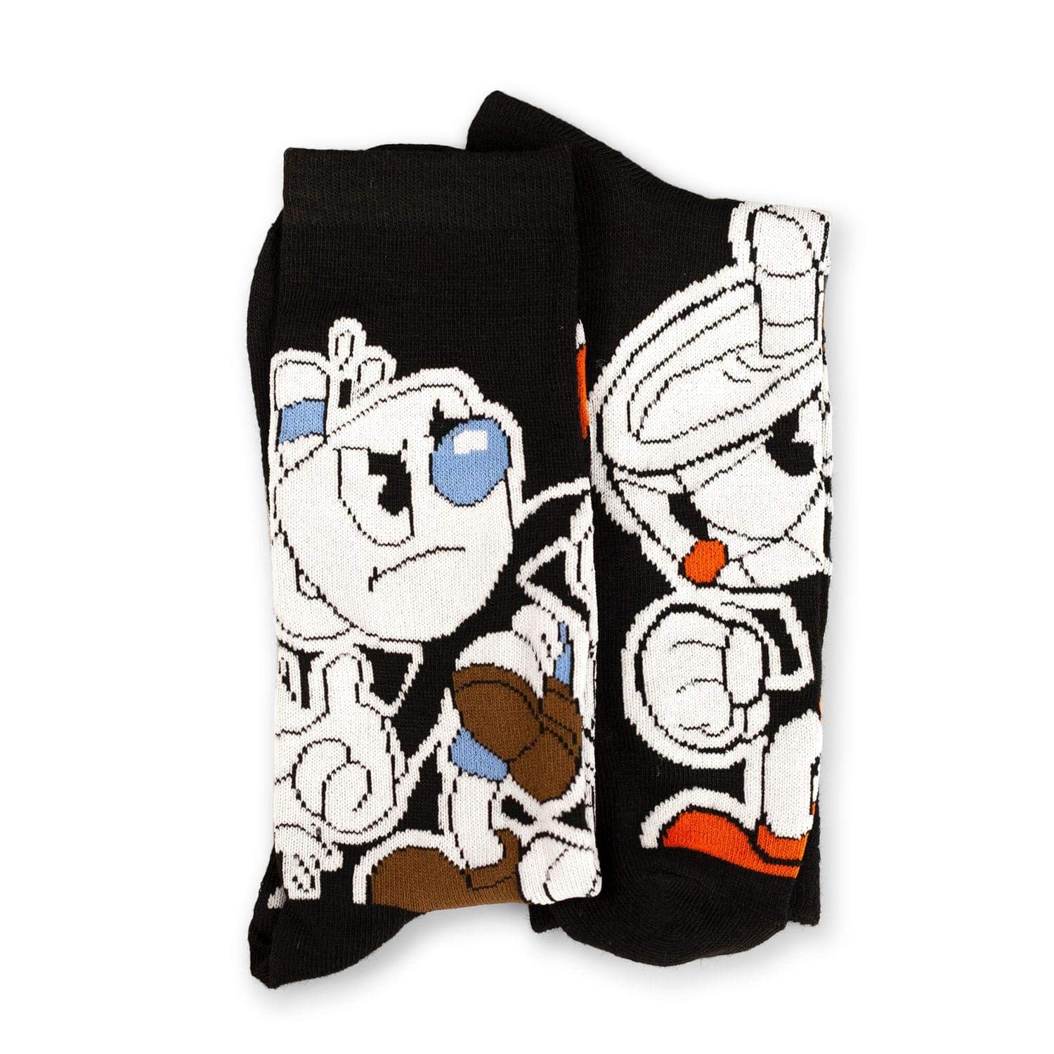 Cuphead Collectible Socks for Men - Officially Licensed Bang Bang Crew Socks - Perfect for Gaming, Cosplay, and Everyday Wear