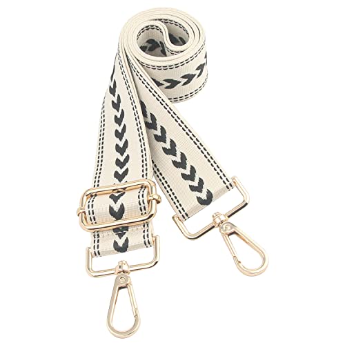 Embroidered Beige and Black Arrow