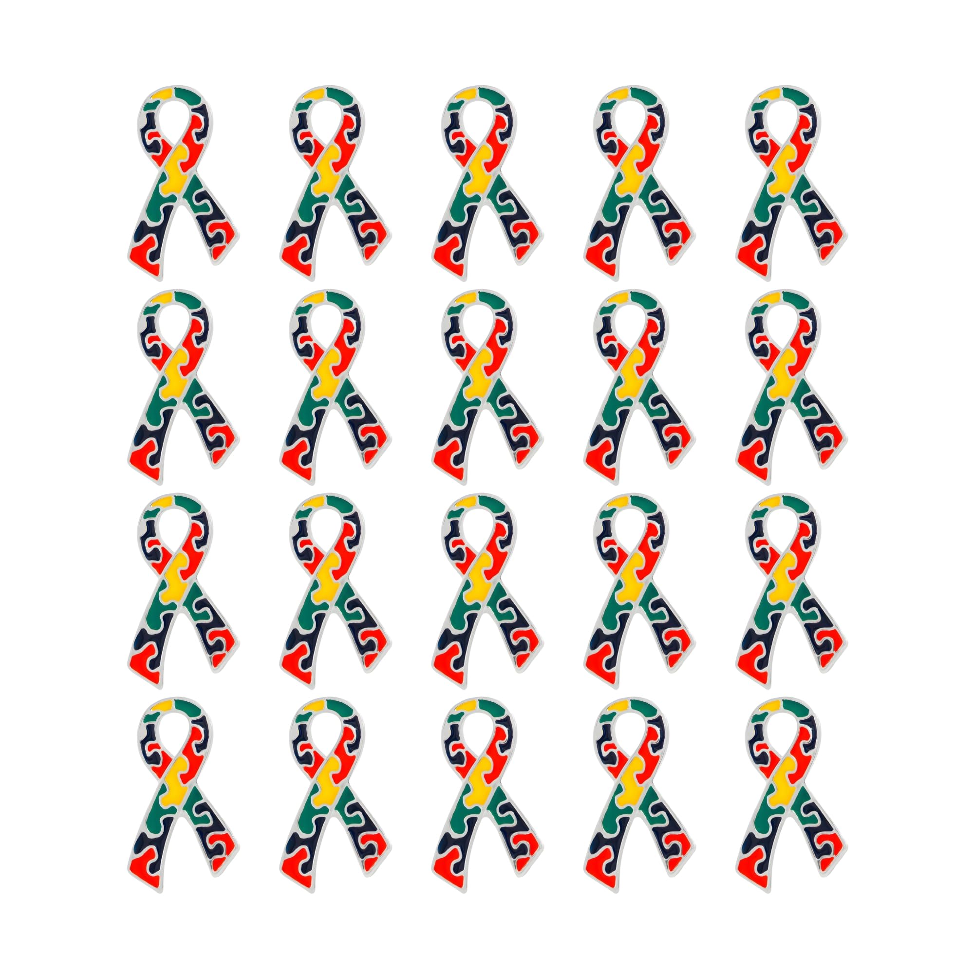 Cancer & Disease Awareness Ribbon Pins - Bulk Pack of 1/5/25/100 for Support Groups, Fundraisers & Awareness Campaigns - Multiple Cause Colors Available - Perfect for Charity Events, Memorials & Awareness Walks