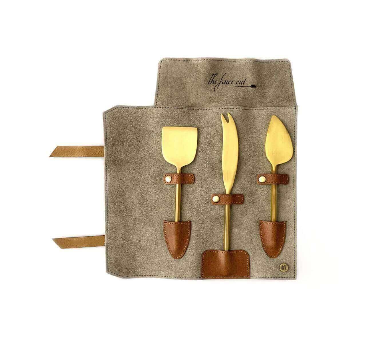 Premium Stainless Steel Cheese Knife Set - 6-Piece Cheese Slicer & Serving Kit for Parties, Wine Tasting & Charcuterie Boards