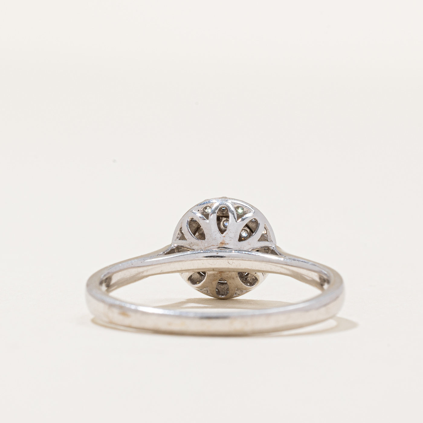 0.28ctw Diamond Cluster Ring for Women - Size 9.25 - Elegant Wedding, Engagement & Anniversary Jewelry Gift