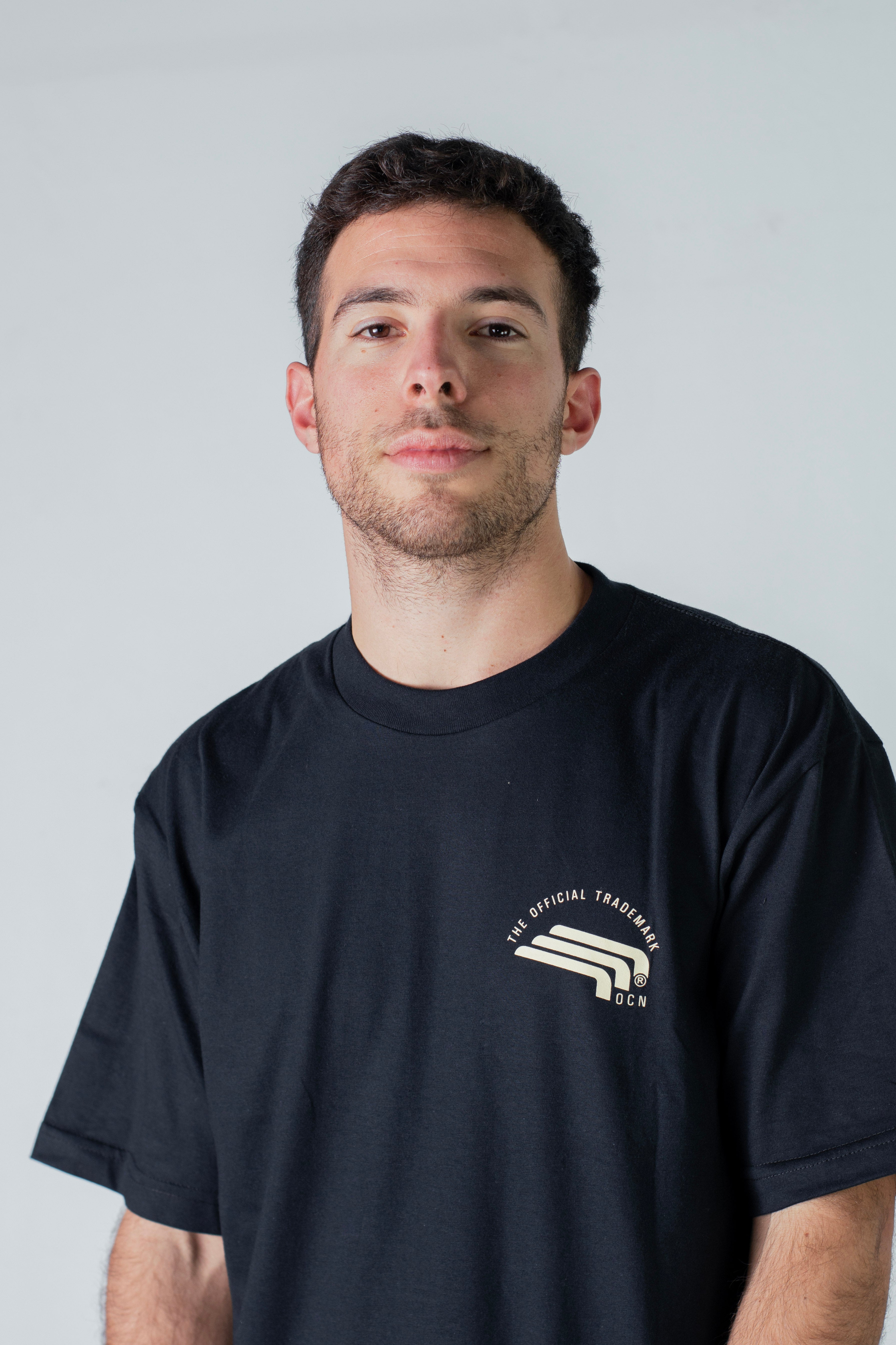 Premium OCN H Black T-Shirt for Men - Soft Cotton Comfort Fit Tee - Perfect for Casual Wear, Gym & Everyday Use