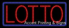 Lotto LED Sign - High Impact & Energy Efficient Neon Light for Bars, Game Rooms & Sports Events